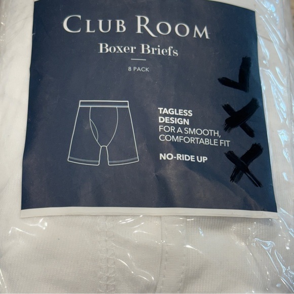 Club Room Other - Club Room 8-Pack Boxer Briefs White - Tagless Comfort XL (41-43) New